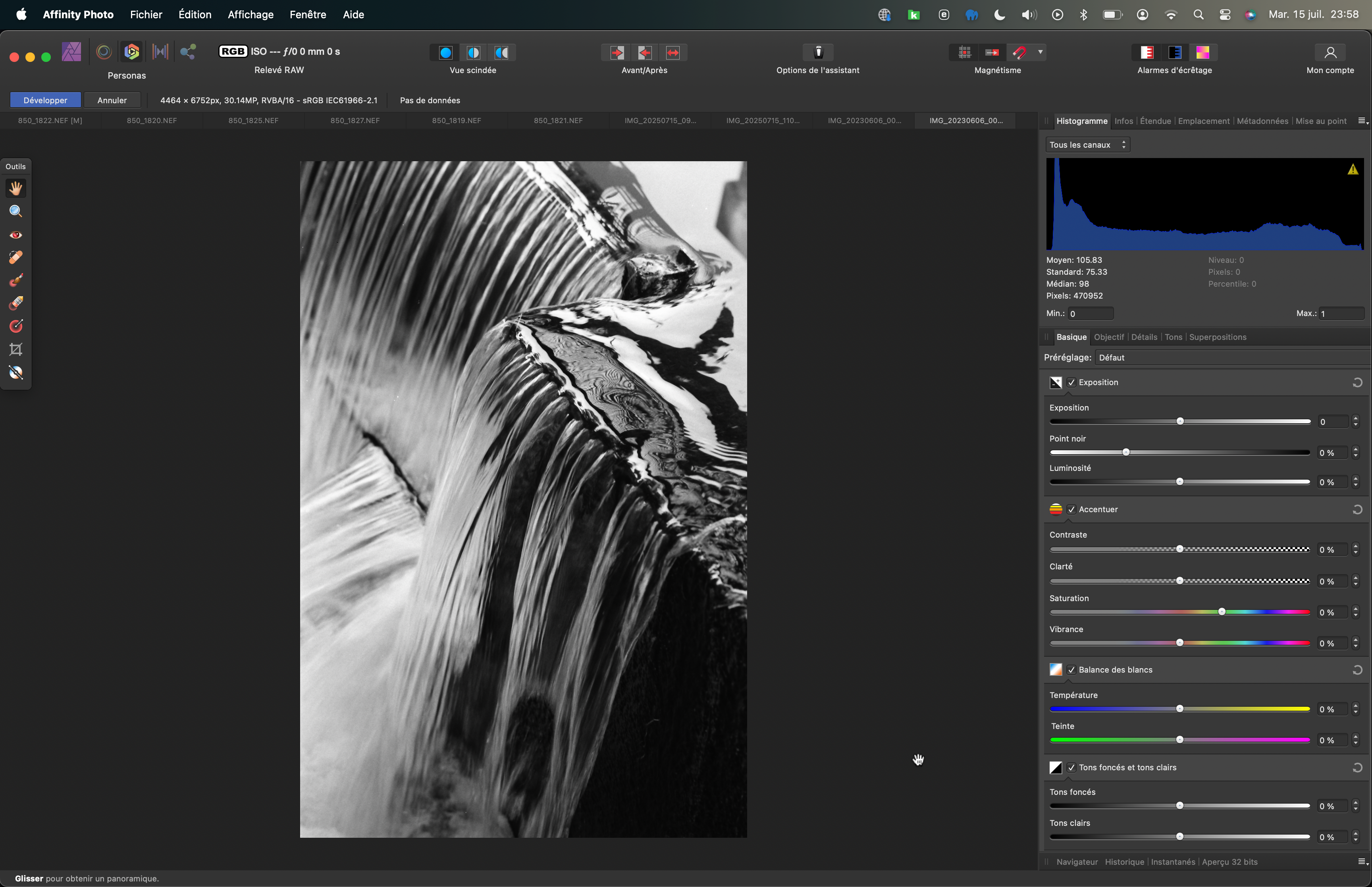 Affinity Photo - Module Développement