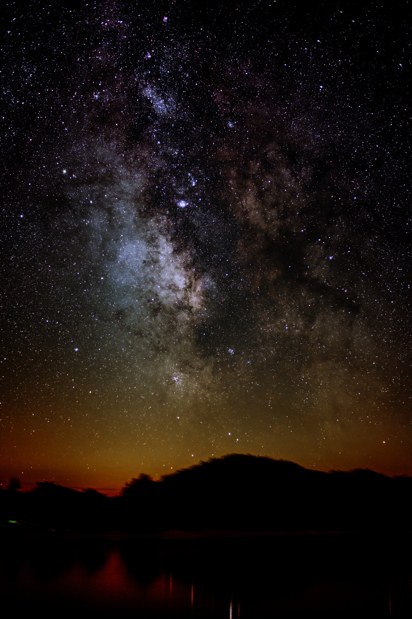 Sagittaire et M71 - Nikon 50mm - f/1.8 - ISO 3.200 - 30 prises de vue à 1.9s